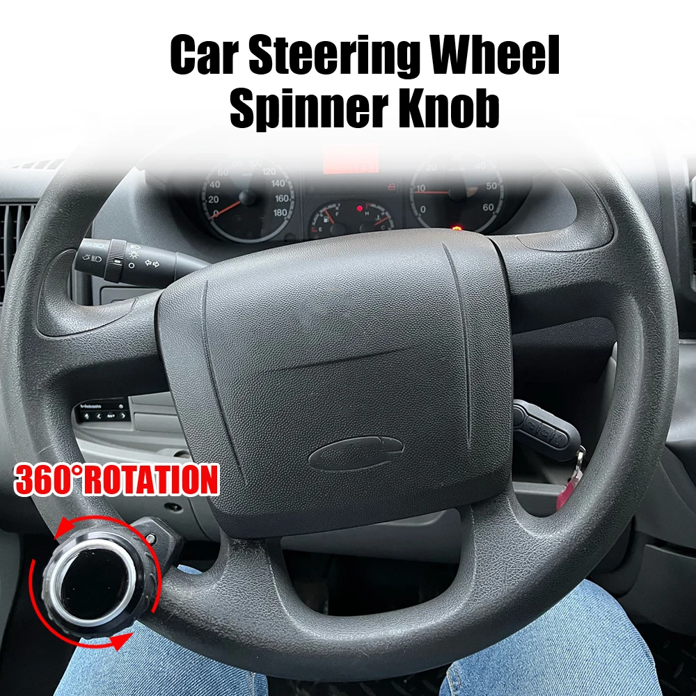 Car Steering Wheel Booster For Car Truck Tractor Forklift Spinner Knob Grip Ball Turning Hand Control 360 Degree Auto Parts