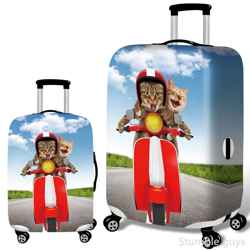 

Эластичный пылезащитный чехол для чемодана, защитный, устойчивый к царапинам, тянущийся чехол для багажа, незаменимый аксессуар для путешествий, для авиаперелетов