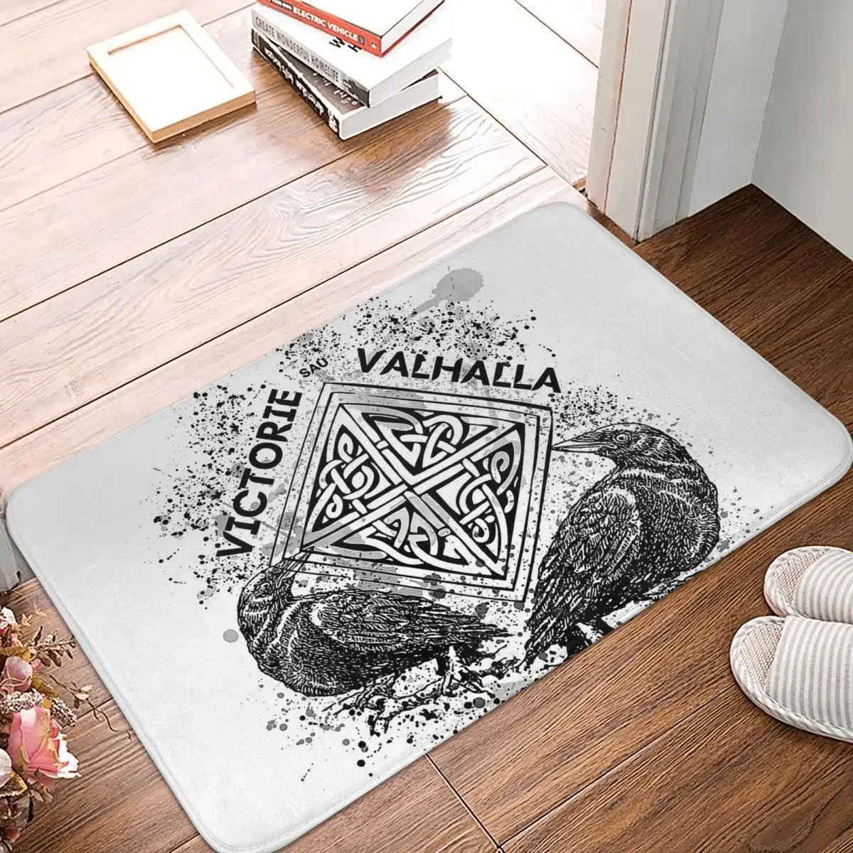 Viking Valhalla Non-slip Doormat Bird Carpet Bath Bedroom Mat Welcome Home Decor