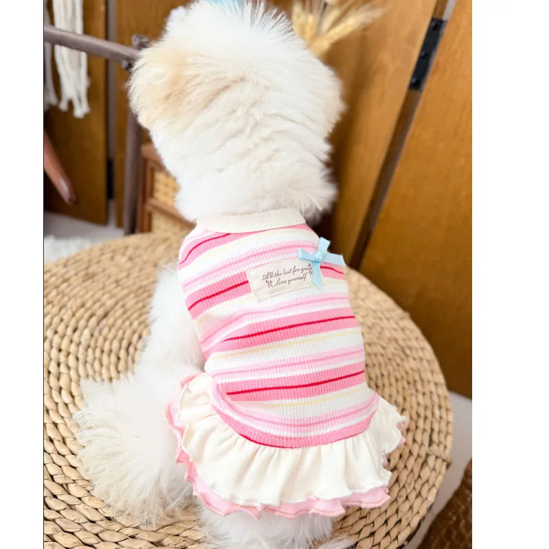 Vestido con capucha para perros pequeños y medianos – Ropa de verano - imagen 2