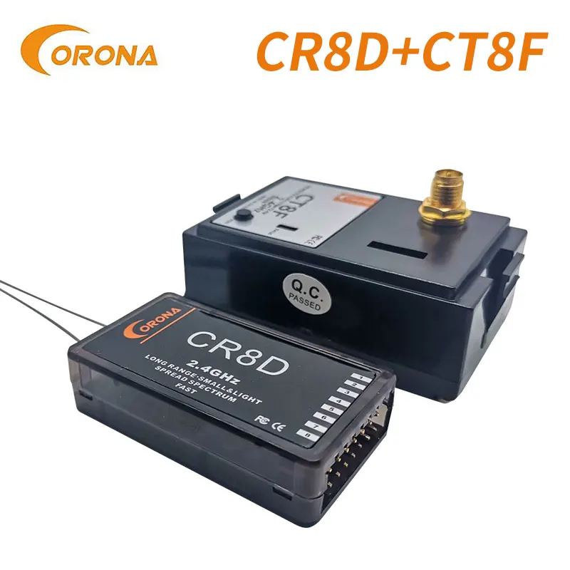 

Corona CT8F 2.4Ghz DSSS Transmitter Module & CR8D 8CH DSSS Receiver with Antenna