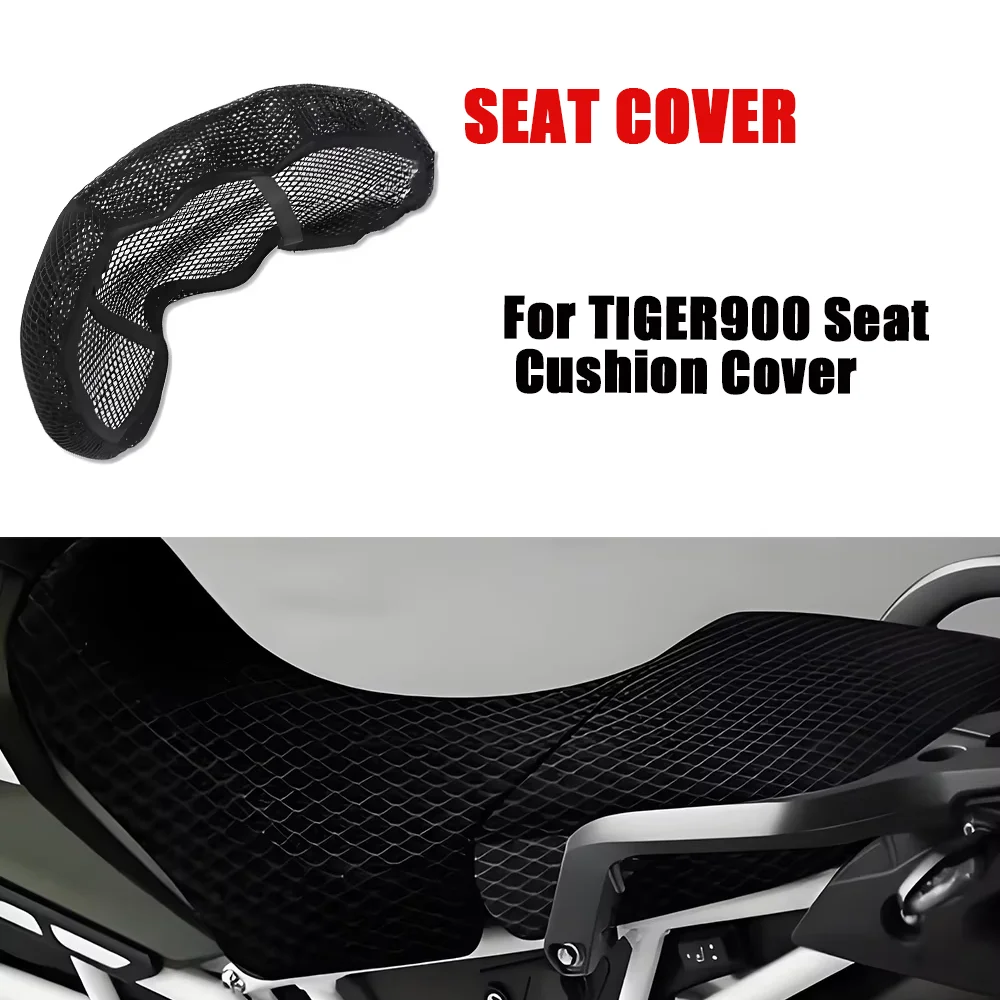 

For TIGER 900 GT PRO RALLY Motorcycle Seat Cushion Cover Net 3D Mesh Protector Insulation Cushion Cover