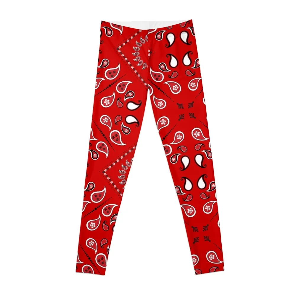 

Red Bandana Dress Leggings Women's trousers Women's tights gym's sportswear legging push up Womens Leggings