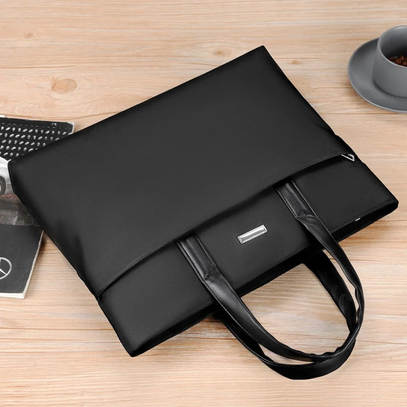Laptop Office Tote Bag Multi Size Hand Briefcase Business Work Large Capacity Partition Universal Laptop - view 2