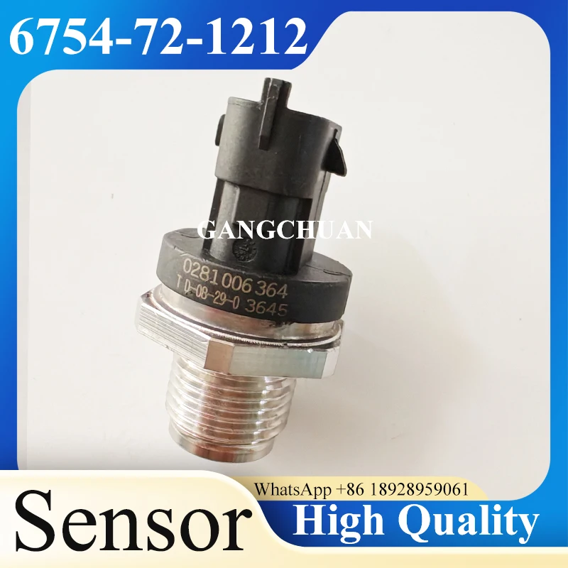 

Oil pressure Sensor Switch 6754-72-1212 6754-72-1212 for komatus Excavator Electric Parts