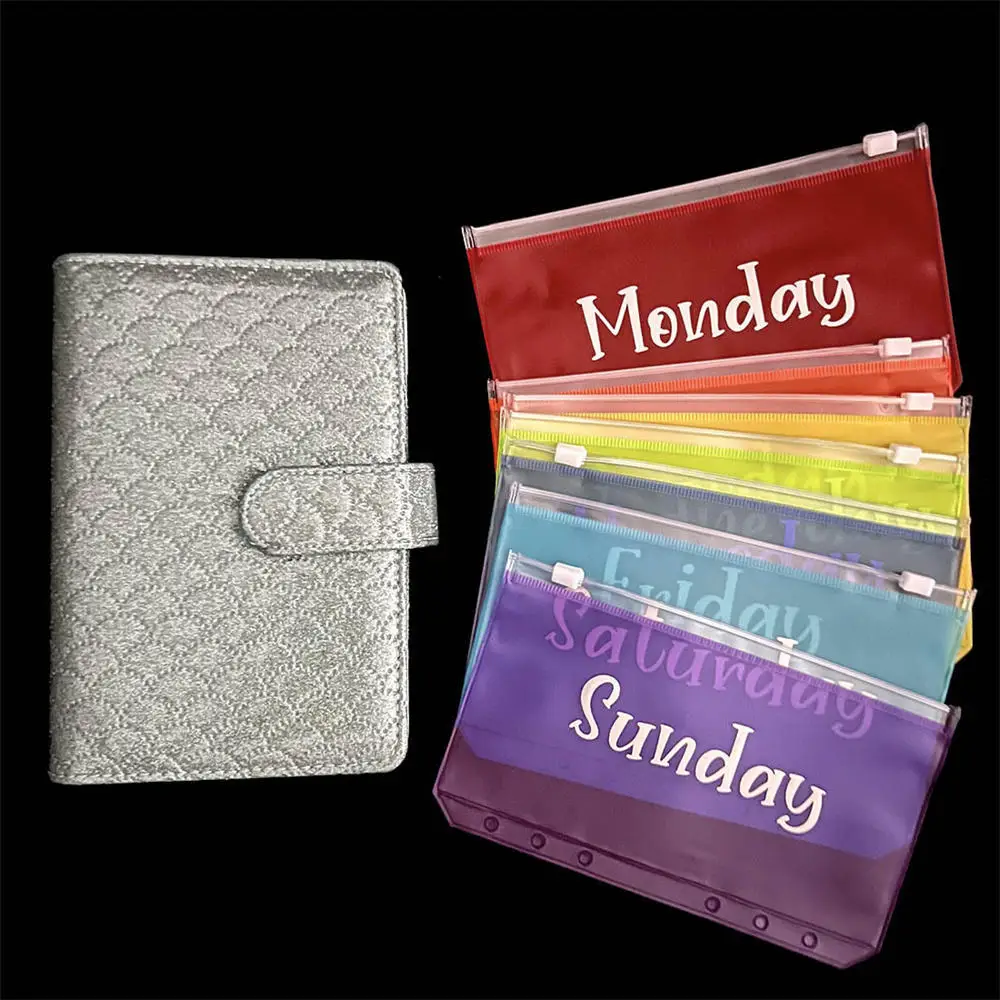 A6 Budget Money Organizer Budget Planner Cash Envelope Savings Money Binder Financial Management System Loose-Leaf Notebook