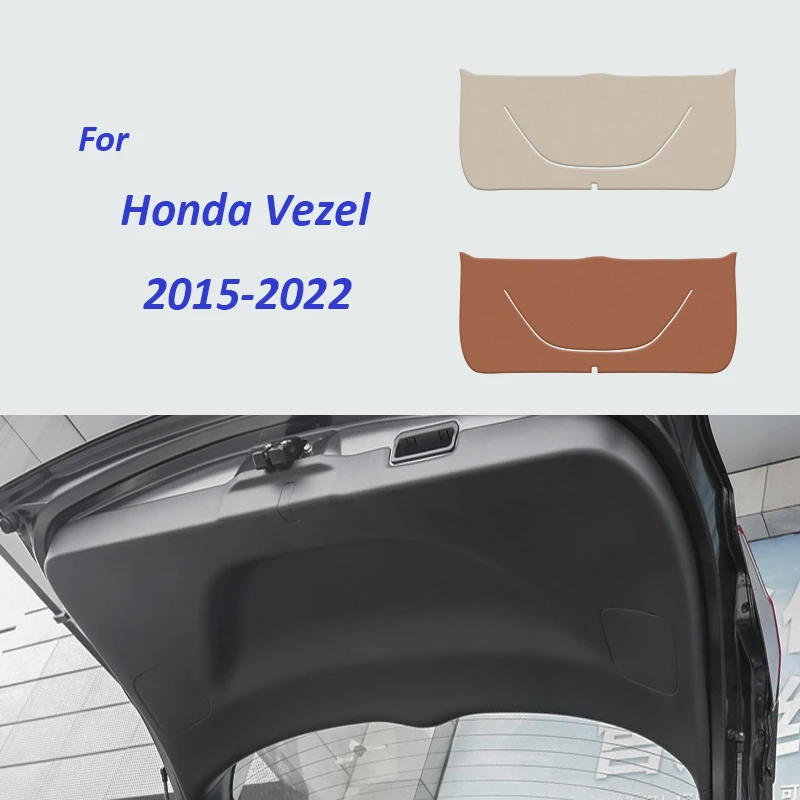 

Задний багажник автомобиля, задняя дверь, водонепроницаемый противоударный защитный коврик, декоративная накладка из искусственной кожи для Honda Vezel 2015 2016 2017 2018-2022