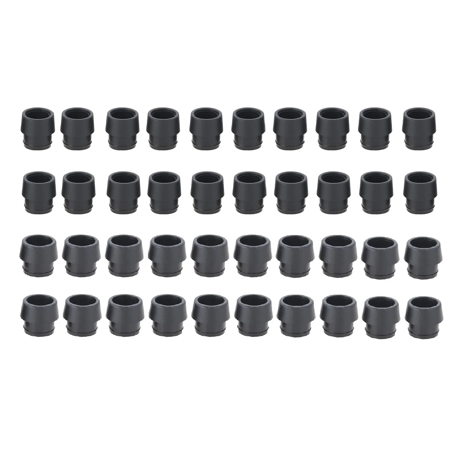 20Pcs 0.350/370 Black Soft Plastic Golf Ferrules for Ping G410 G35 Driver Fairway Hybrid Club Shafts Sleeve Adapter Accessories