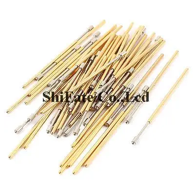 50 Pieces PL75-A2 1.3mm Concave Tip Spring PCB Testing Contact Probes Pin