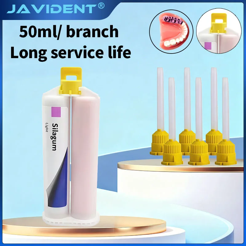 DMG Silagum Dental Silicone Soft Putty A Light-Body VPS Dentistry Impression Material Kit Heavy Body Rubber Dentist Supplies