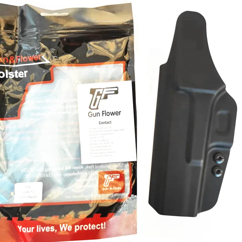 

IWB Holster Fit Glock G17/19/23/26/32/44/45 Gen(1-5) Glock G23/32Gen(3-4) Inside Waistband Polymer Belt Clip Carry Right Sheath