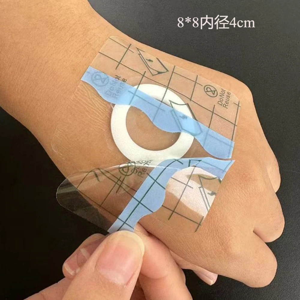 

Прозрачная патч-лента CGM Abbott, 100 шт., прозрачная водонепроницаемая клейкая лента, патч для крышки датчика Freestyle Libre