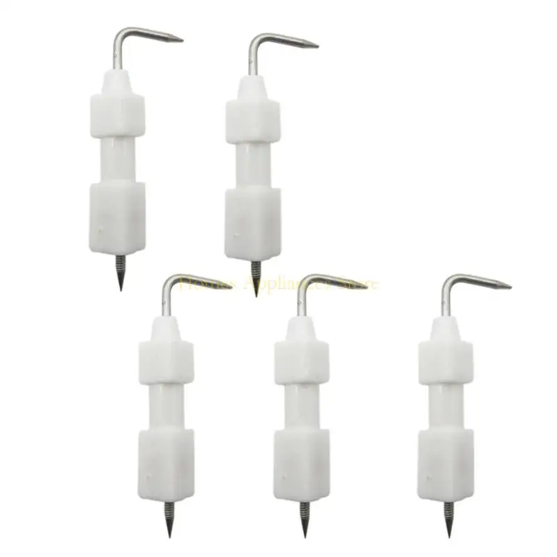 مجموعة D0AB من 5 إبرة إشعال طباخ الغاز مع شمعات شرارة السيراميك مقابس الغيار مثالية لأداء سخان المياه الفعال