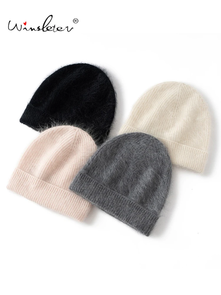 Winsleter-100%Cashmere Elegant Knit Hat, Riding Windproof, Unisex Simplicity Versatile Warm Cap, 2026 Autumn Winter New A68845CC