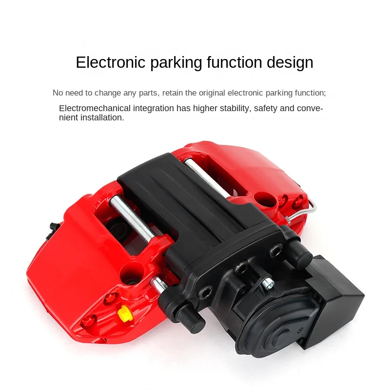 Brake Caliper Modified Rear Wheel Electromechanical Integrated Electronic Handbrake  Four Piston Suit Suitable