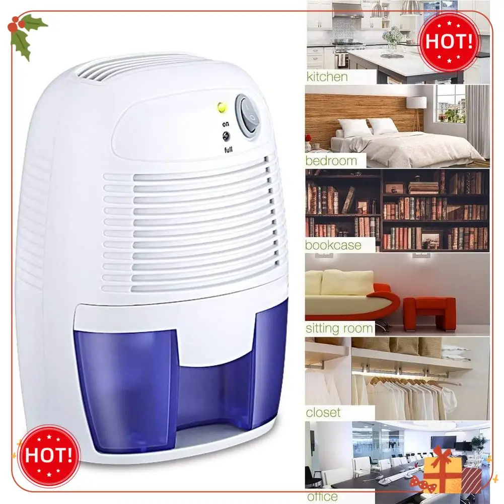 ABLE-Mini Dehumidifier USB Portable Air Dryer Electric Cooling With 500ML Water Tank For Home Bedroom Kitchen Office Car
