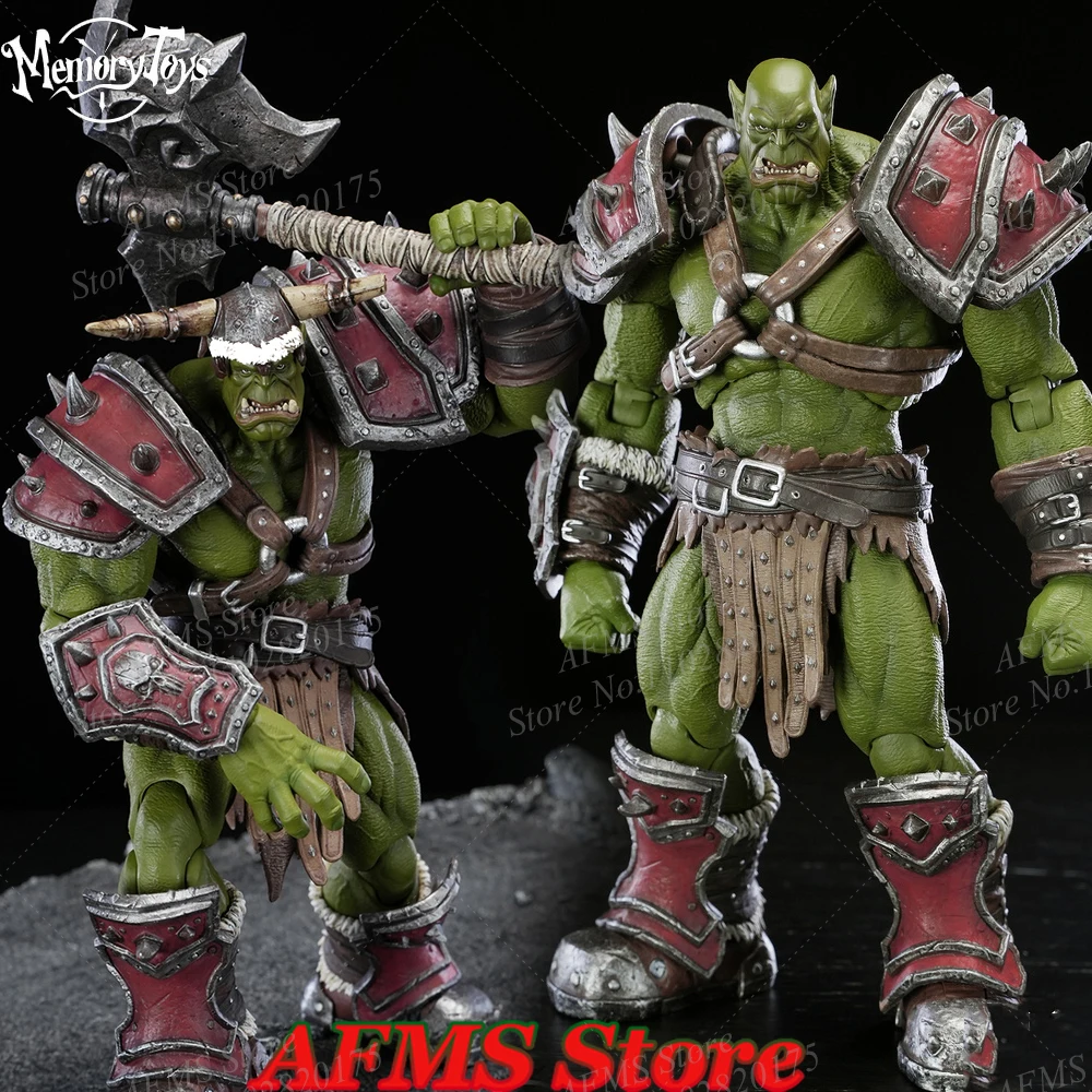 

WOW Memory Toys 1/12 Scale Collectible Figure Kagas Adventurer World Third Bomb Orc Mercenary Captain 20.5Cm Action Figure Model