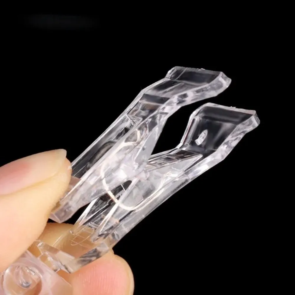 Multi-Purpose Plastic Suction Cup Clip 360° Rotatable Clear Price Tag Holder Supermarket Price Clip Supermarket