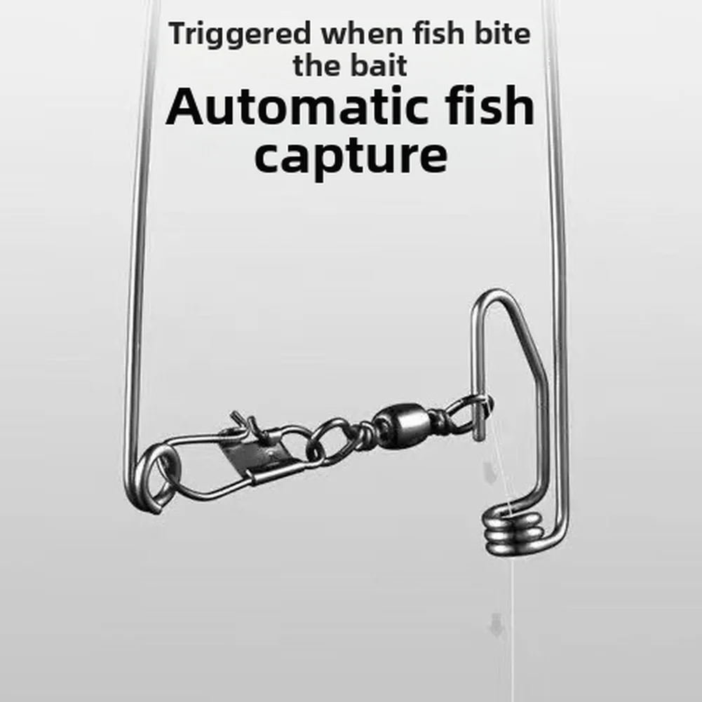 Dual Ringer Fishing Bite Alarm with Spring Release Feature and Ground Stake Mount for Reliable For Surf Fishing Setup