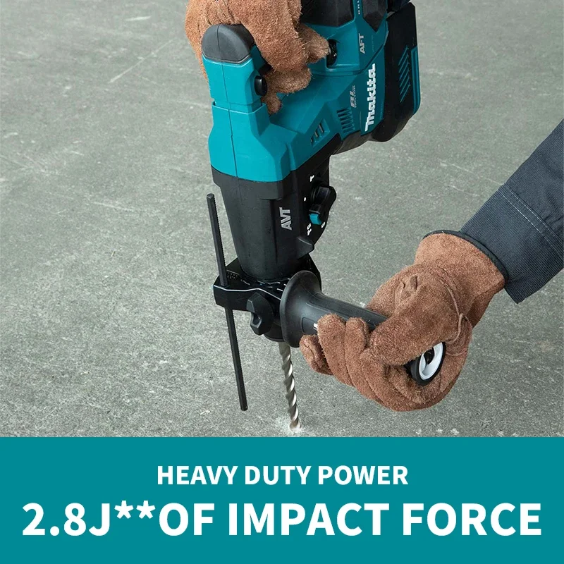 Makita HR001GZ Brushless Cordless AWS*28mm Rotary Hammer-SDS-Plus 40V XGT Lithium Power Tools DX12 980RPM 5000IPM 2.8J