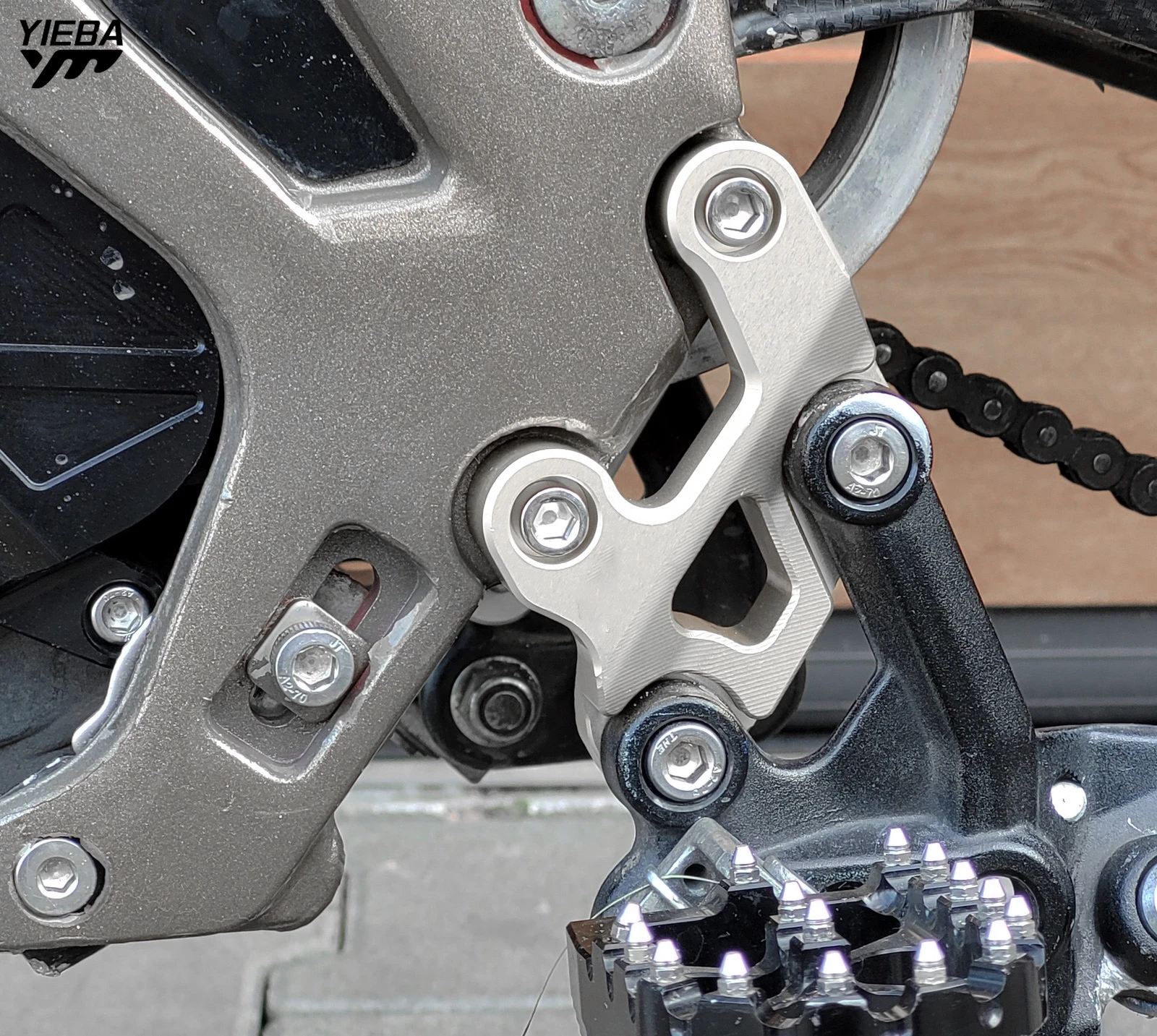 Sur Ron X S L1E For Segway x260/ X160 Motorcycle CNC Foot Peg Footpeg Lowering Move backward Kit Bracket Extenders For Surron