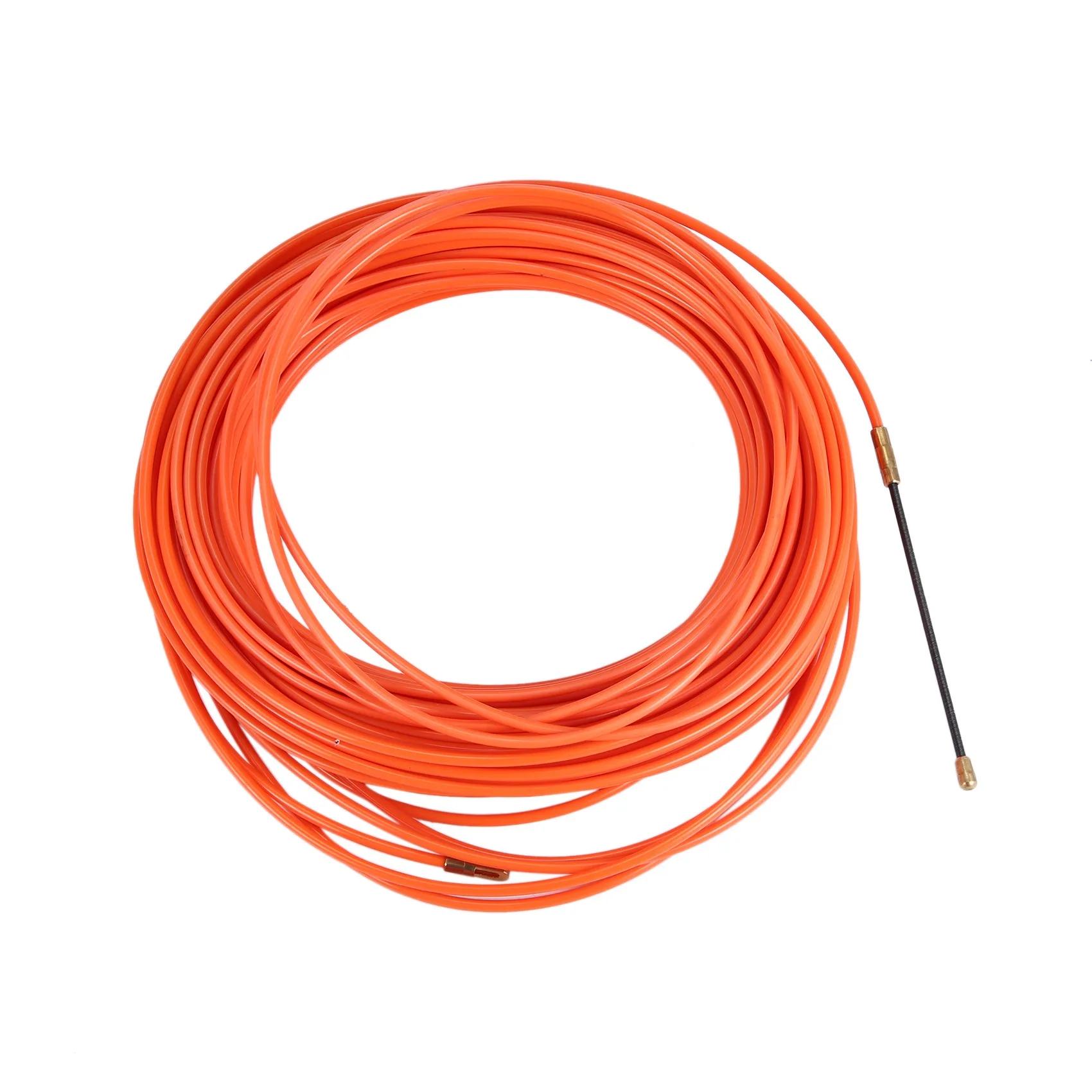 B84B-4Mm Orange Guide Device Nylon Electric Cable Push Pullers Duct Snake Rodder Fish Tape Wire