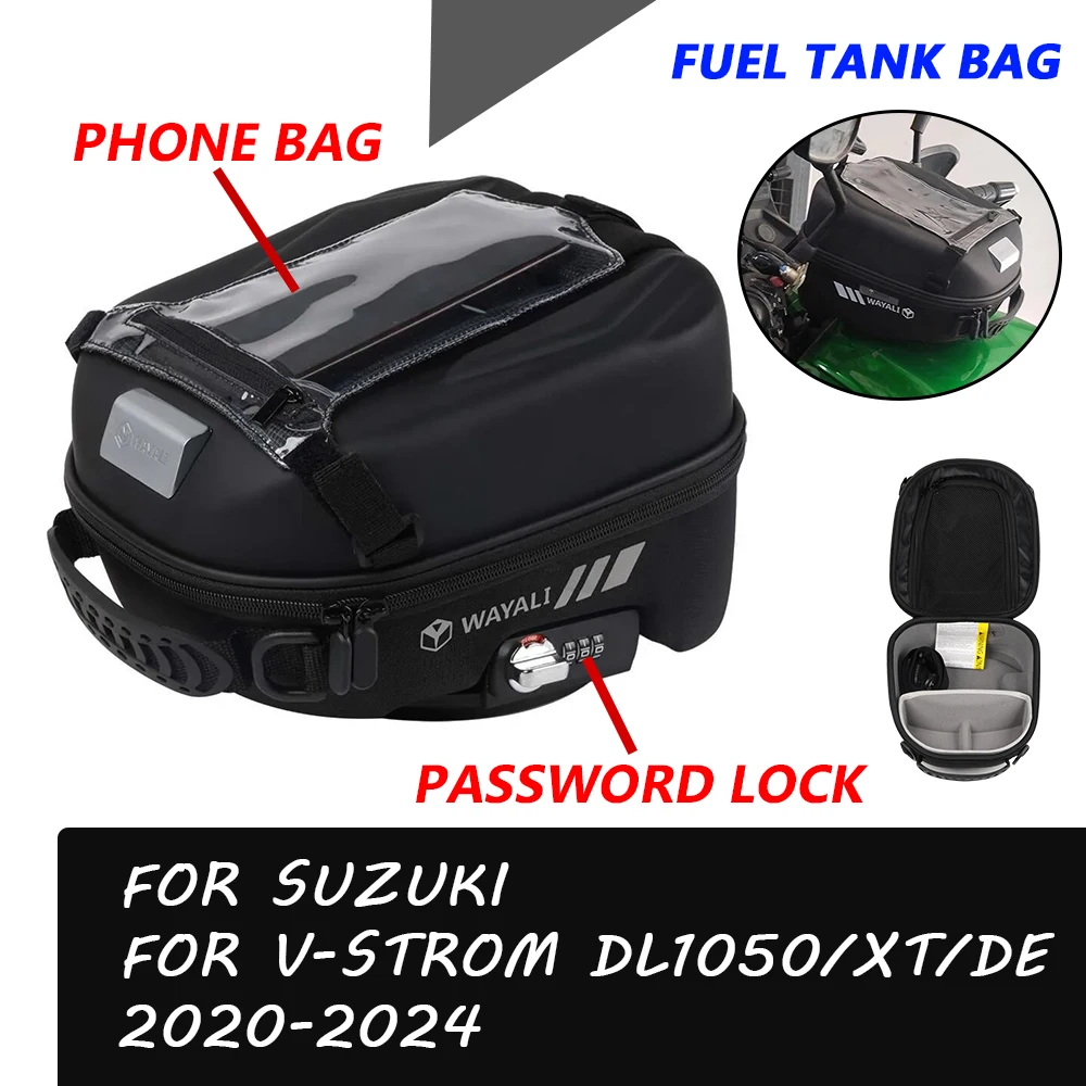 Motorcycle Accessories Fuel Tank Bag Backpack Tanklock Bags For SUZUKI VStrom1050 VStrom DL1050 V-Strom DL 1050 XT DE 1050XT