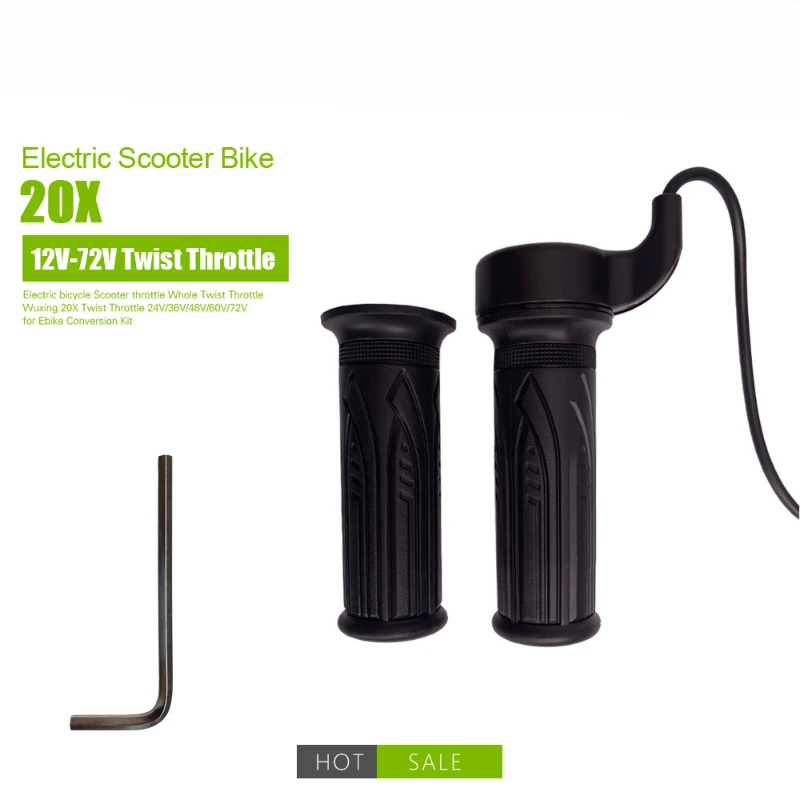 Lithium battery modification accessories, 20X full turn handle new, suitable for mountain bikes