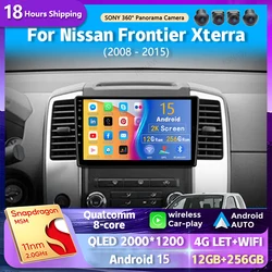 Android 16 Car Radio For Nissan Frontier 2009 - 2012 Xterra 2 N50 2008 - 2015 Navigation Multimedia Player Stereo WiFi+4G Video