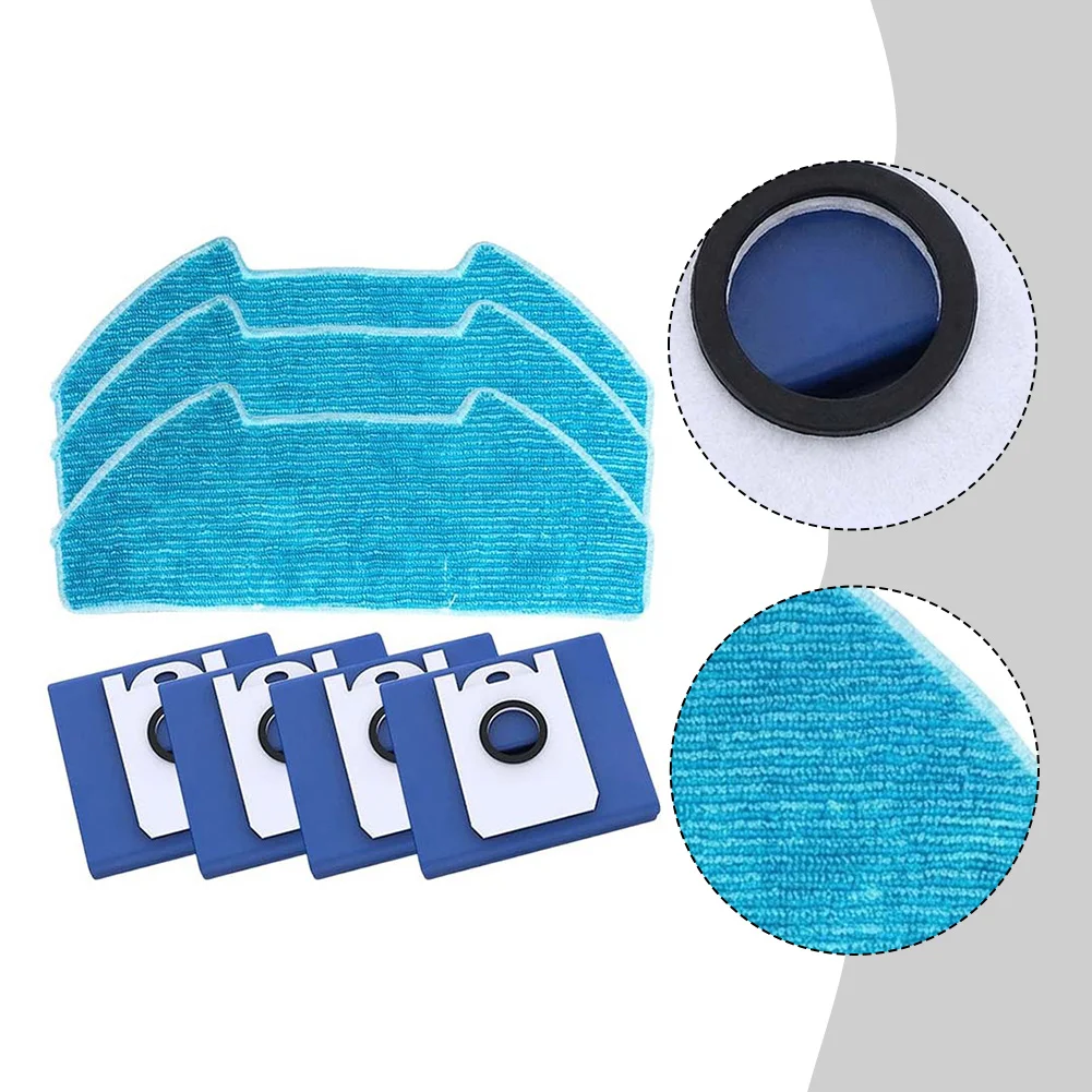 Clog-free Dust Collection Bags for dustin Vacuum Parts As Shown Replacement Mop Pads Microfiber Material Strong Seal Technology