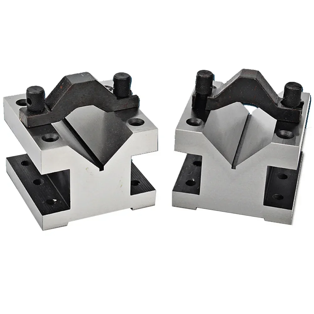 

Useful HighQuality Practical V-shaped Block Clamp 35x35x30mm Pairs Precision Testing Tool With Clamp 2pcs 90 °