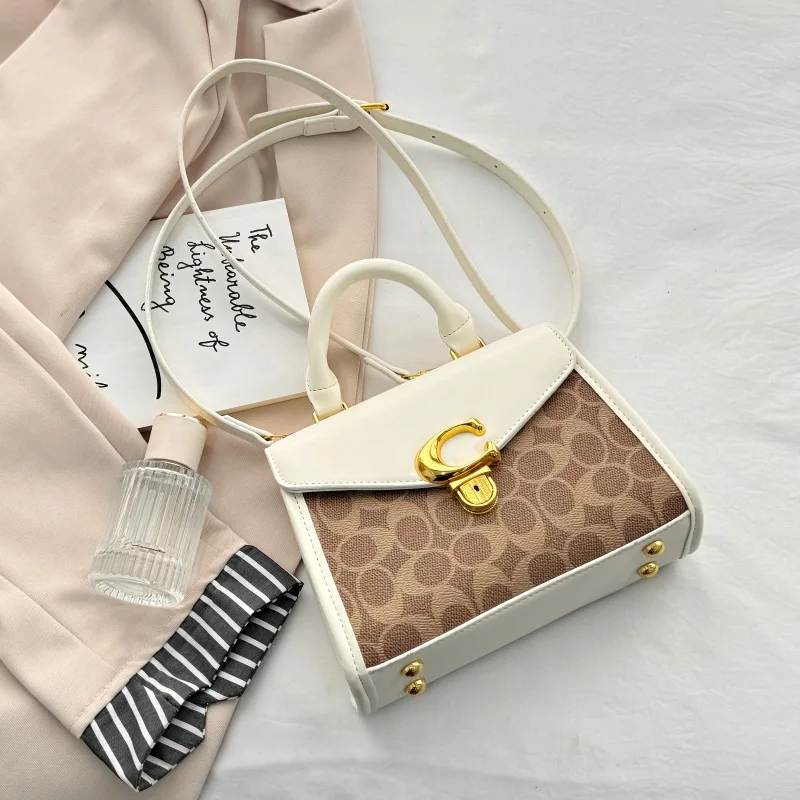 

Modern Women's Shoulder Bag Luxury Brand Leather Handbag With Magnetic Closure And Interior Slip Pockets For Organization