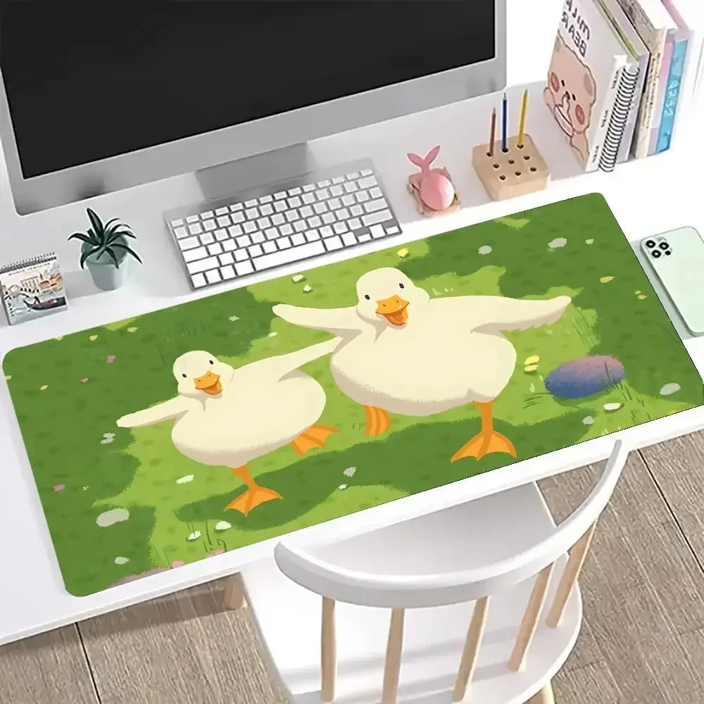 Yellow Cute Duck Mouse Pads Gaming Mousepad Kawaii Gamer Mouse Mat Keyboard Mats Desk Pad Mousepads Multiple sizes For Computer