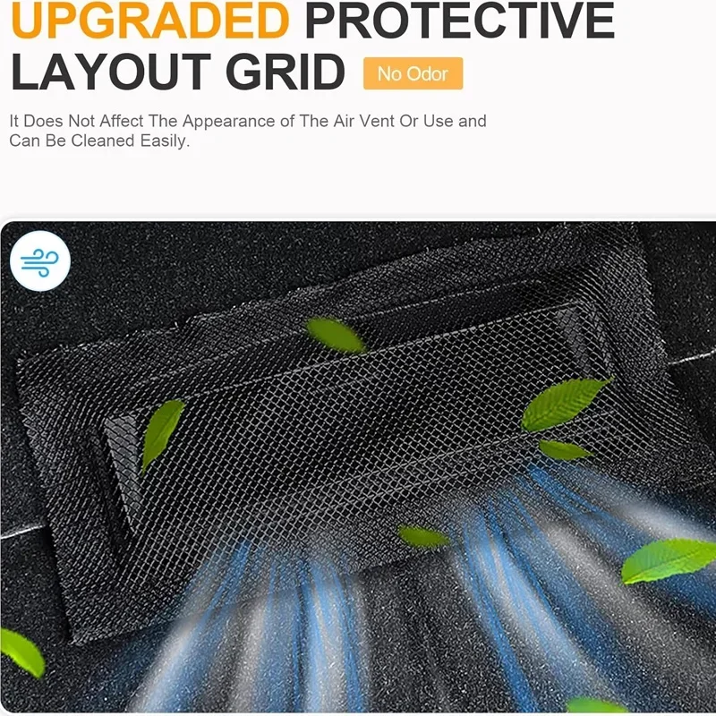 غطاء منفذ الهواء لطراز تسلا 3 Y تحت المقعد مضاد لحجب الغبار شبكة حماية تصفيف السيارة ملحقات التعديل الداخلي