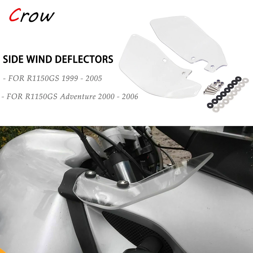 

Motorcycle For BMW R 1150 GS R1150GS ADV Adventure 2000 -2006 2001 2002 2003 2004 05 Side Wind Deflectors Windshield Windscreen