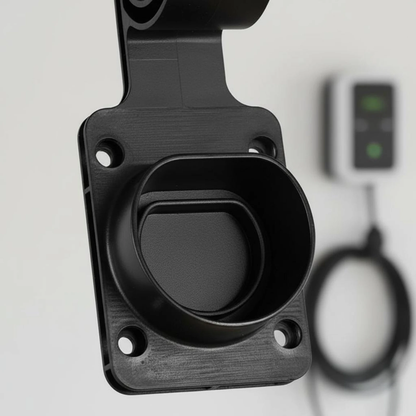 2 Pieces TYPE2 Charger Hanger Space Saving TYPE1 Charger Hanger Electric Vehicle Charging Cable Holder Indoor and Outdoor Use