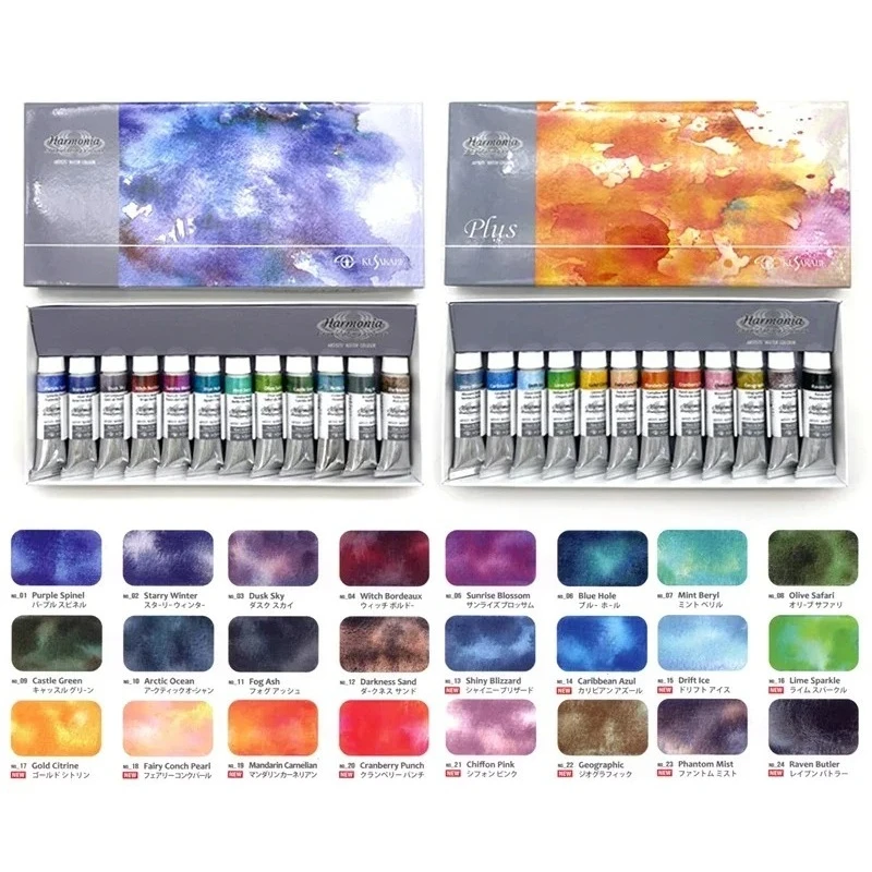 Original Japan Kusakabe Granulating Sediment Watercolor Paint 10ml
