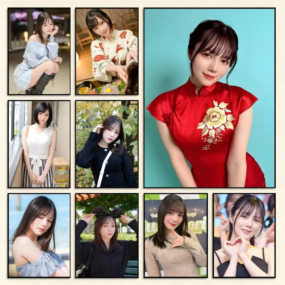 Anime Character Suzumori Remu Poster Digital Solvent Print Waterproof PP Fade-Resistant Wall Art Room Decor Gift