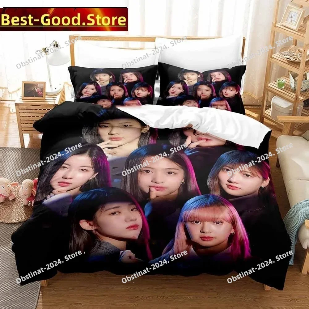 3D Print Kpop BABYMONSTER Group Bedding Set Boys Girls Twin Queen King Size Duvet Cover Pillowcase Bed boys Adult Bedroom