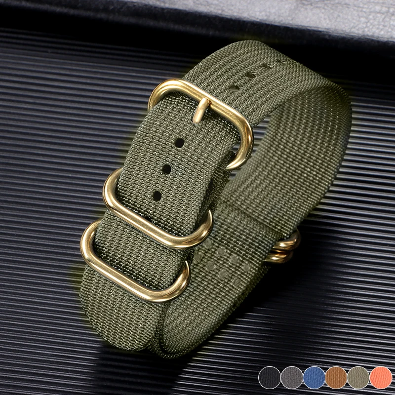 Bracelet de montre en Nylon nervuré 18mm 20mm 22mm 24mm bracelet de montre en Nylon pour bracelet de montre Seiko pour hommes militaires femmes bracelets de montre