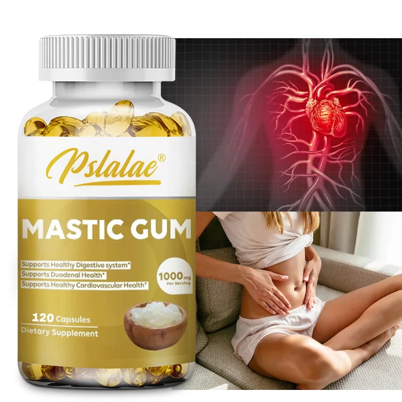 

Mastic Gum Capsules - Supports Intestinal and Digestive Health, Boosts The Immune System, and Maintains Healthy Vitality