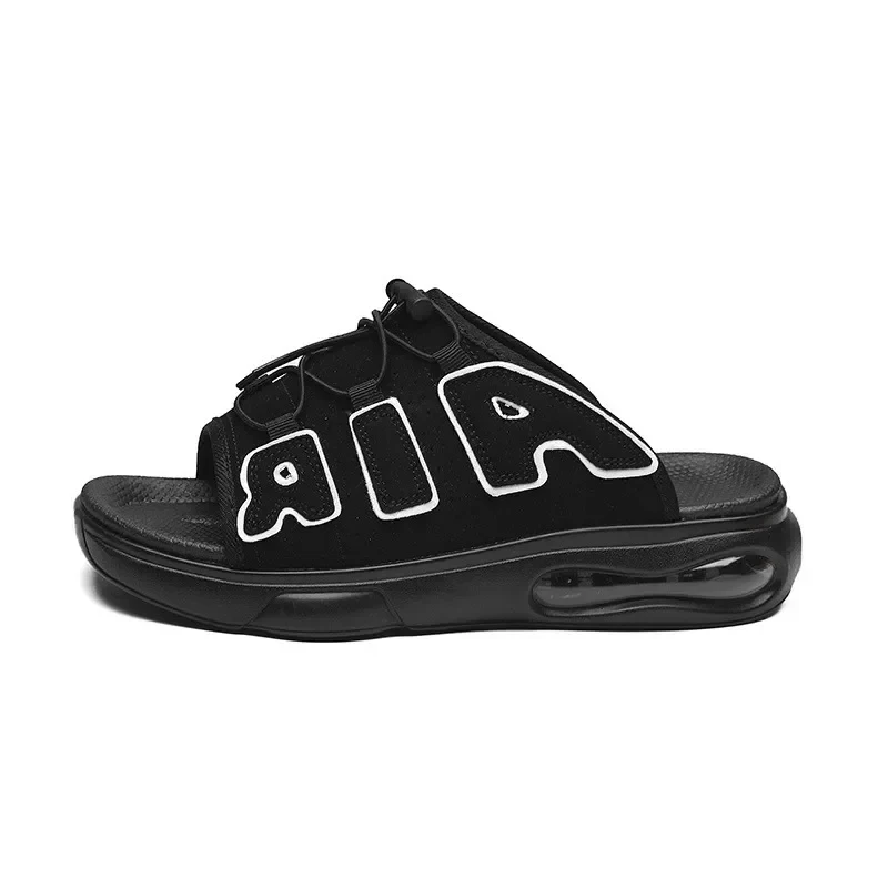 Summer Men Fashionable Trendy Shoes Wooden Clogs Garden Shoes Outdoor Beach Sandals Flip Air Cushioned Casual Shoes Men Slippers