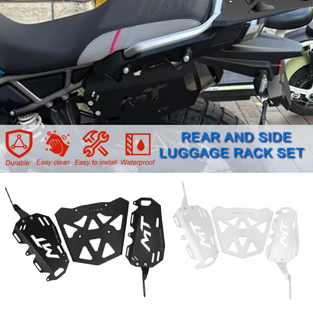 2025 Rear And Side Luggage Rack Top Case Mount Plate For CFMOTO 450MT 450 MT MT450 2024-2026 Motorcycle Luggage Holder Bracket