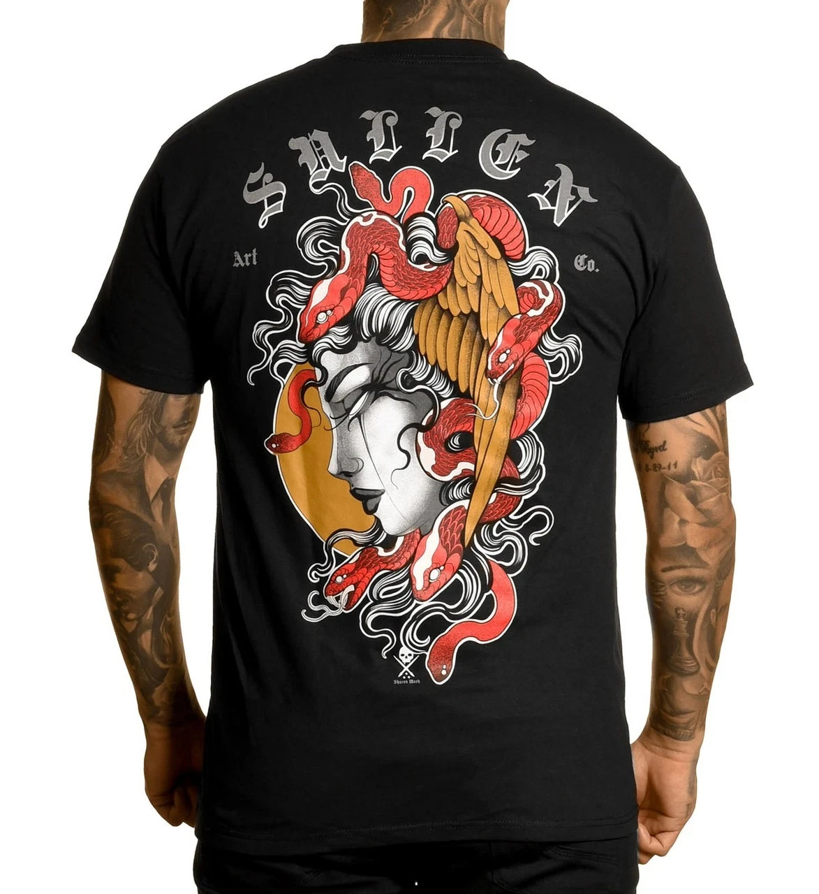 Sullen Clothing Turn To Stone Standard T-Shirt - Classic Tattoo Apparel High-end Luxury Unisex Style Both of Men and Women