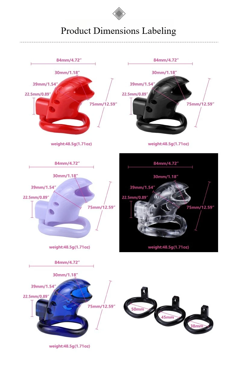 2025 جديد BDSM ذكر مجرى البول العفة قفص مع 3 حلقات المفاجئة جهاز ضبط النفس القضيب الكبار القضيب قفص الامتناع عن ممارسة الجنس لعبة للرجال فقط