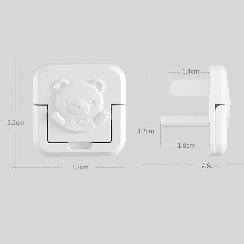 10 Stuks Schattige Stopcontact Veiligheid Beschermhoes Kind Veiligheidsbescherming Bescherming Anti-Elektrische Schokpluggen Beschermkap