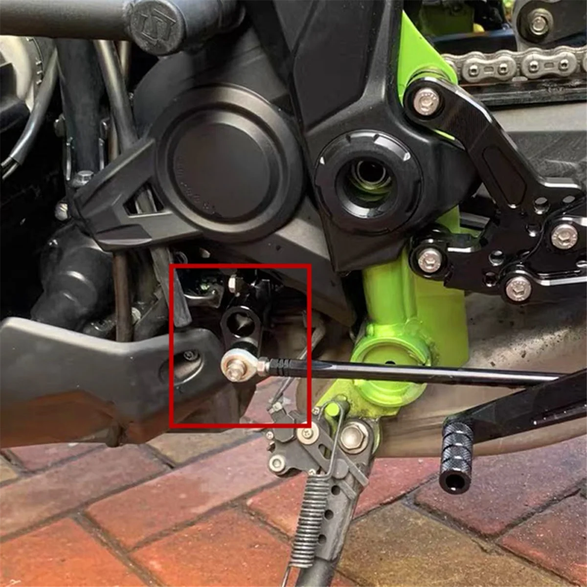 Geniale Motorrad Fußrastenanlage Fußstütze Schalthebel Arm Stange für Honda CBR600RR CBR1000RR CBR600 RR Motor Zubehör Langlebig