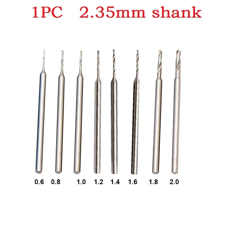 1PC Drill Bit 2.35mm Shank Engraving Cutter Rotary Tools End Mill Woodworking Router Bit Wood Milling Cutter Jewelry Tools