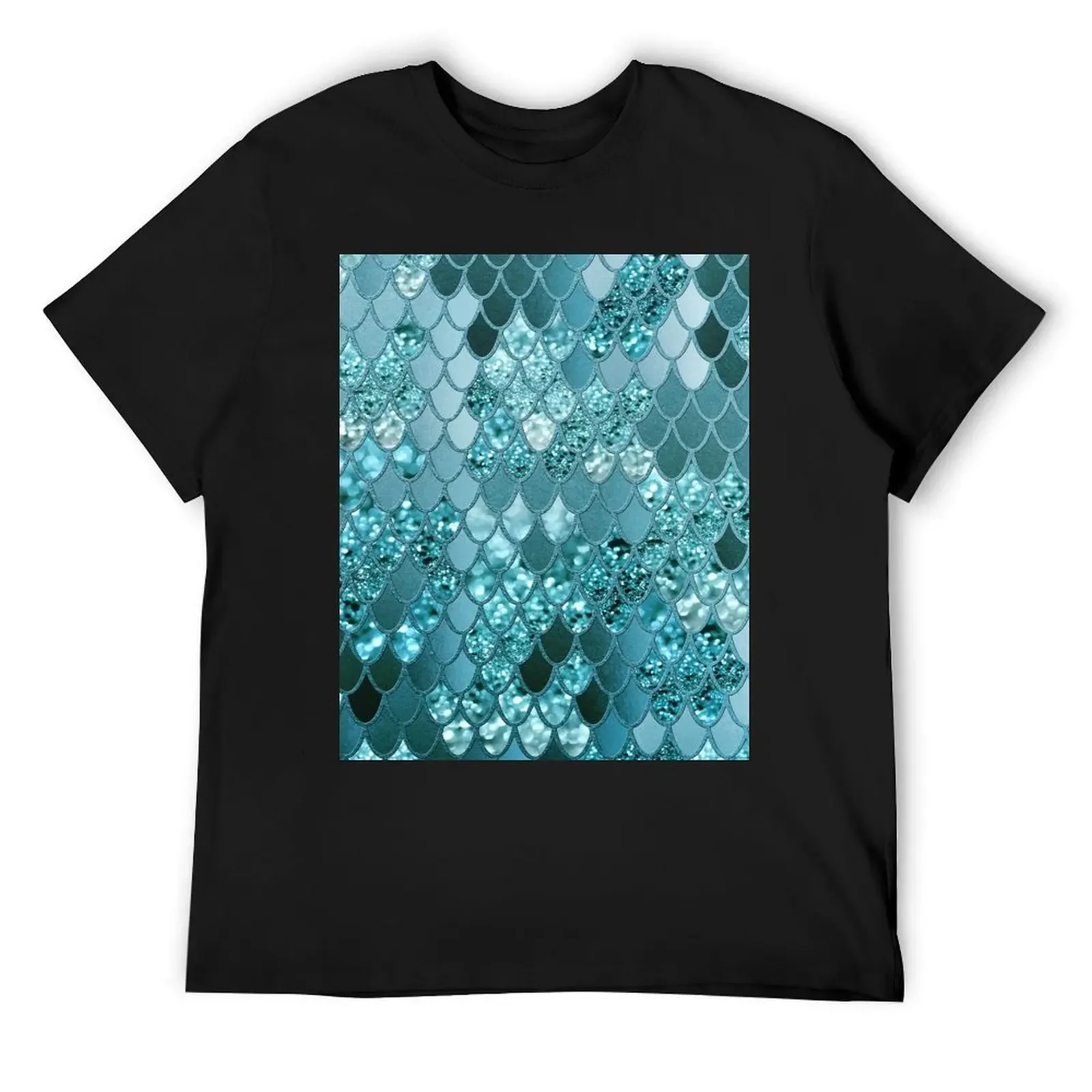 Mermaid Scales #4 (Photo of Glitter Only - Not Reflective) T-Shirt cute clothes Blouse oversized t shirt sweat shirts, men