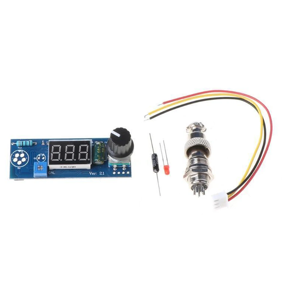 

For Welding PCB Board Attemperator Digital Soldering Iron Knob Heating Indicator Light 12-24V Electrical Brand New
